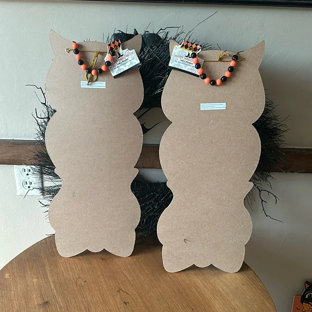 Target vintage cat Halloween wall plaque (2)